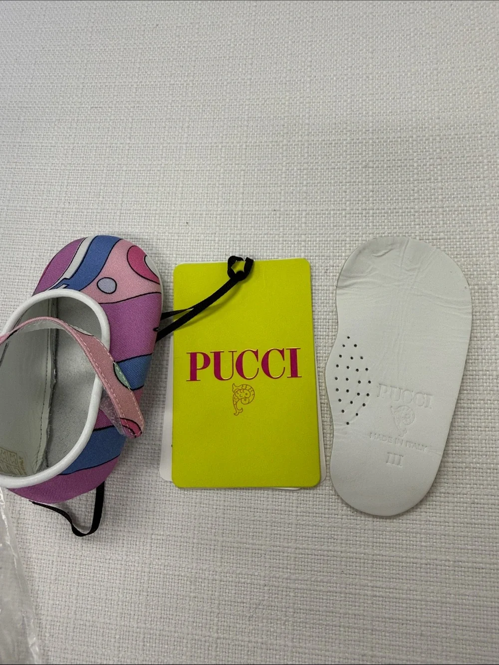 Pucci Pink & Blue Kids Mary Jane Shoes